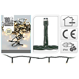 LED lyskæde 180 LED Ekstra Varm hvid (13,5 meter)